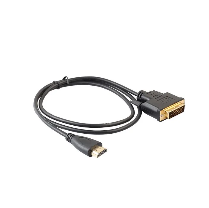Cable de DVI-D HD a DVI, adaptador de 24 + 1 Pines, compatible con HDMI, 1,8 p, LCD, DVD, HDTV, XBOX, PS3, alta velocidad, 1m, 1080 m - imagen 4
