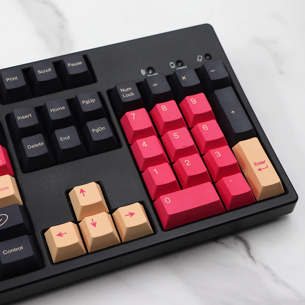 135 teclas/juego tema Samurai rojo PBT Dye Subbed Keycap para Mx Cherry Switch Teclado mecánico gmk Keycap Cherry Profile Key Cap - imagen 5