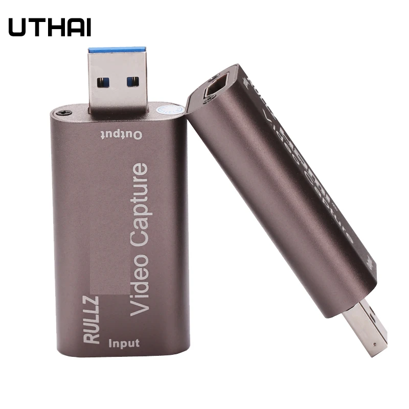 Tarjeta de captura de vídeo UTHAI 4K USB 3,0 2,0 Compatible con HDMI caja de grabación de vídeo juego DVD cámara grabación transmisión en vivo - imagen 4