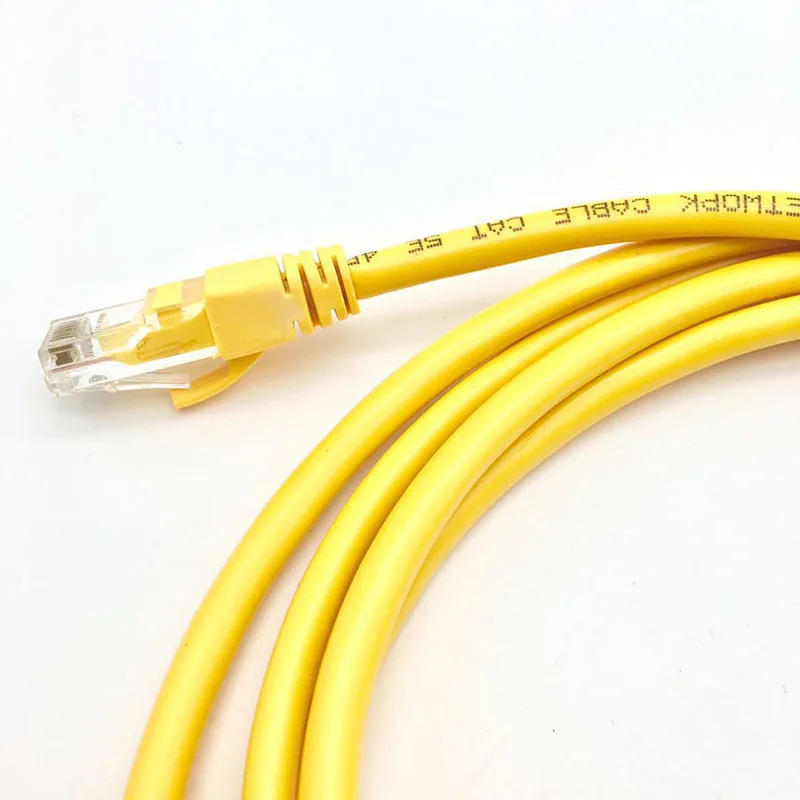 Cable de extensión de red amarillo RJ45 UTP cat5e 1M 2M 3M 5M 10M 15M 20M 8p8c cable de conexión Ethernet cable de cobre - imagen 4