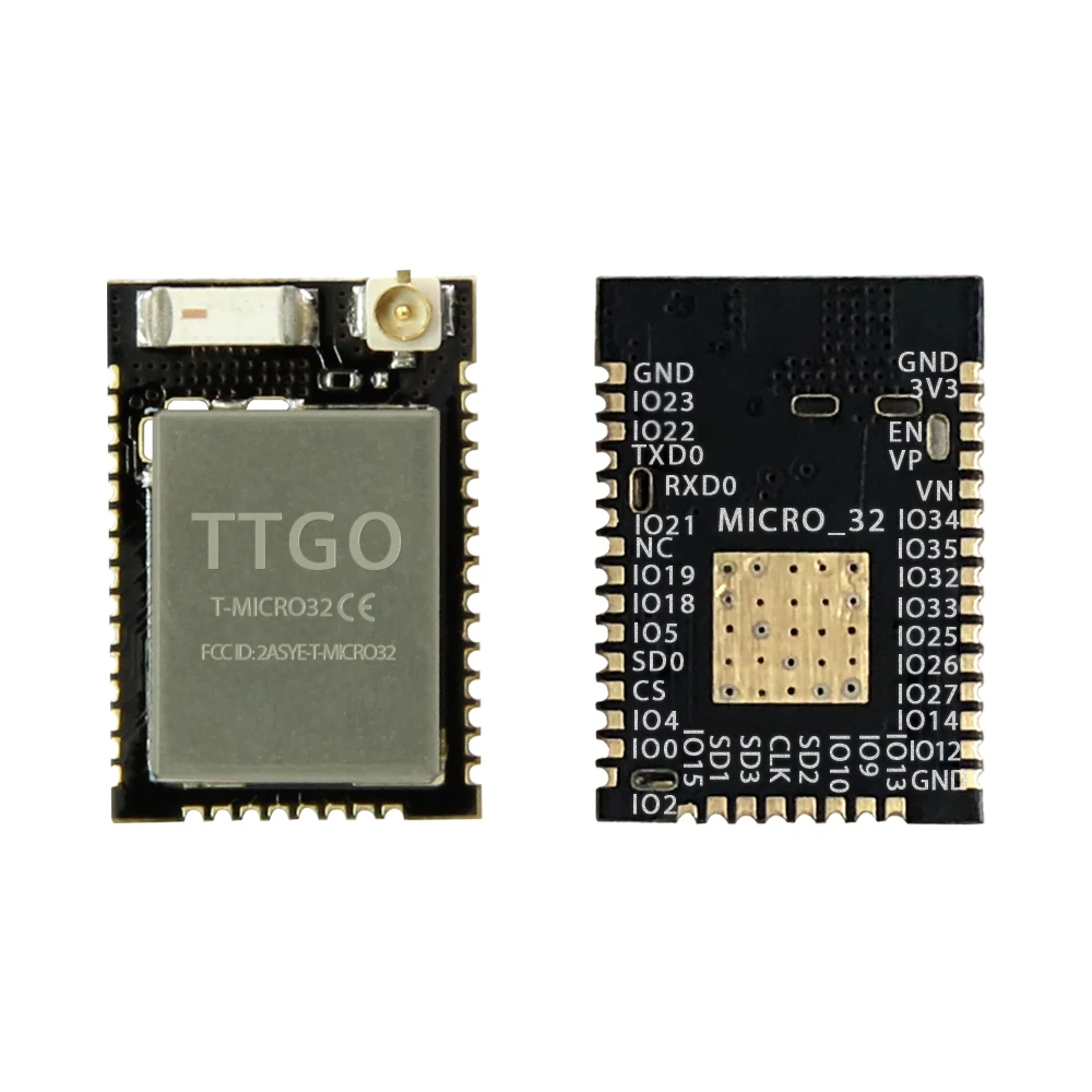 LILYGO® T-Micro32 V2.0 ESP32 Módulo inalámbrico, Wifi, Bluetooth, ESP 32 PICO-D4, ESP-32 de expansión IPEX, placa de desarrollo IOT, 1/5 piezas - imagen 2