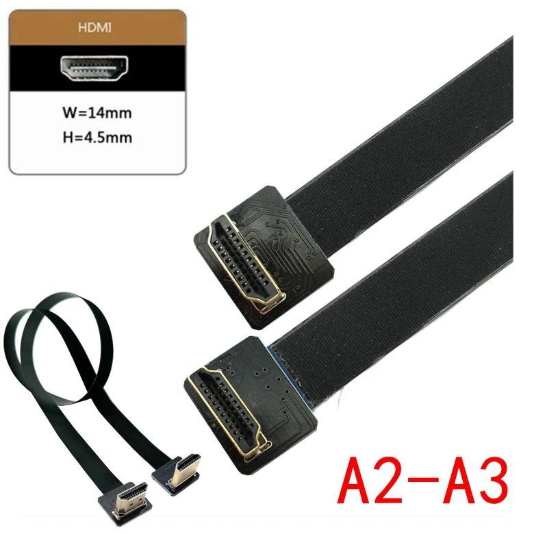 Nuevo HD-inclinación aérea compatible con banda FPV Flache HDTV kabelislav HD HDTV FPV multicóptero Luftaufnahmen - imagen 5