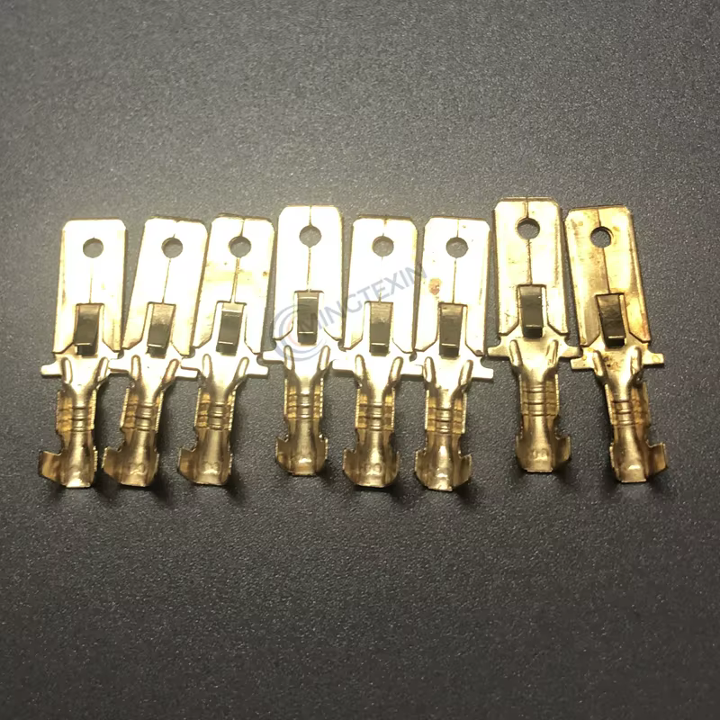 Kit Conectores 6,3mm Macho Hembra Coche Moto - imagen 2