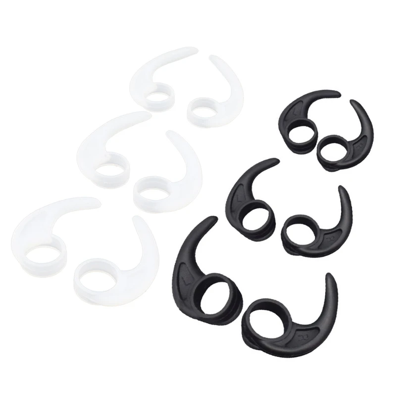Ganchos de silicona para auriculares, agarres deportivos, adaptadores de aletas para auriculares internos y de Canal, 5 pares - imagen 2