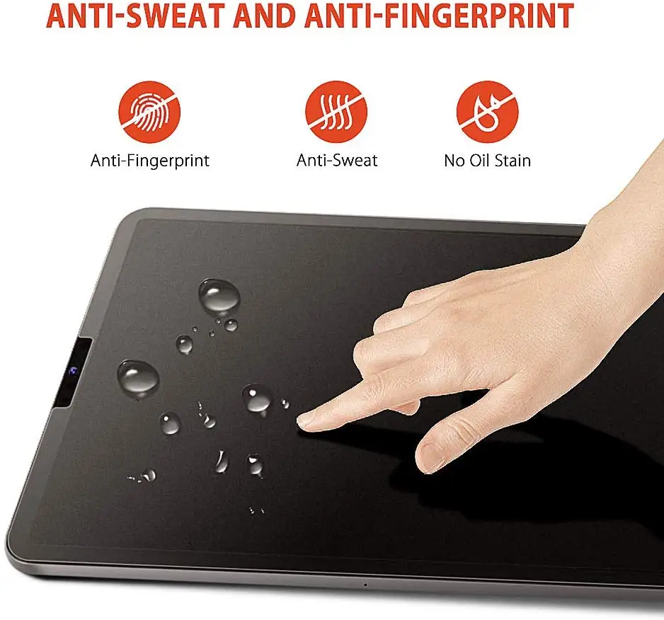 GOOJODOQ-Protector de pantalla tipo película con textura de papel para iPad Pro 11 13 Air 4 5 6 iPad Mini 6 7 9a 8a 7a 10,2 10.a generación - imagen 4
