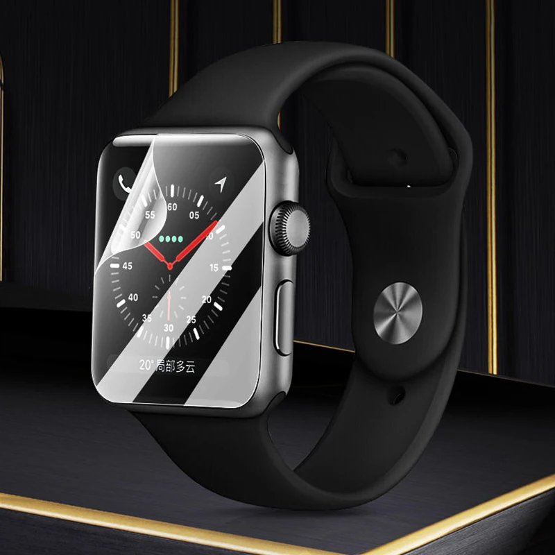 Protector de pantalla transparente, película protectora completa para Apple Watch 6 SE 5 4 40MM iWatch 38MM 3 2 1 44MM en 42MM (no vidrio templado) - imagen 2