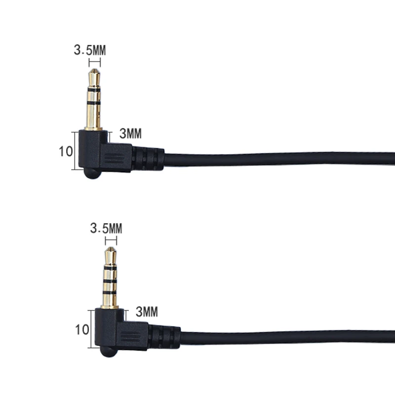 Cable de micrófono TRS a TRRS para teléfono inteligente, resorte en espiral de 3,5mm para RODE SC7 BOYA - imagen 3
