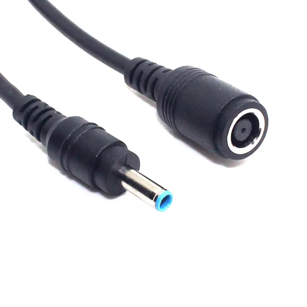 Adaptador de corriente DC 7,4x5,0mm hembra a Pin macho de 4,5x3,0mm, Cable de enchufe convertidor para cargador Hp Envy Touchsmart 15 17 - imagen 2