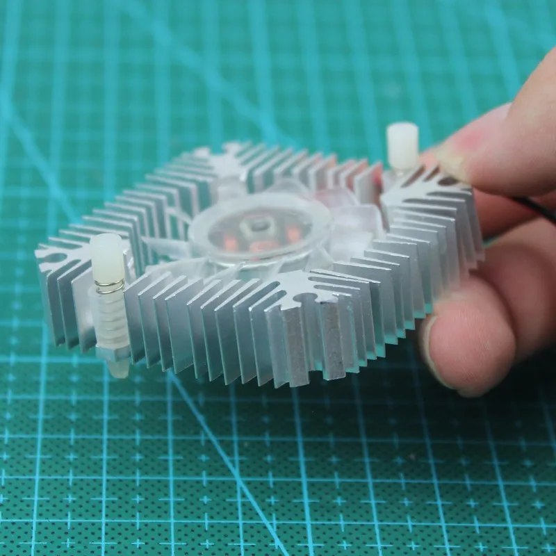 Ventilador de refrigeración del disipador térmico de aluminio Snowwhite, 55MM, 2 pines, PC, ordenador, CPU, tarjeta de vídeo VGA, VC899, 36mm, 12V - imagen 4