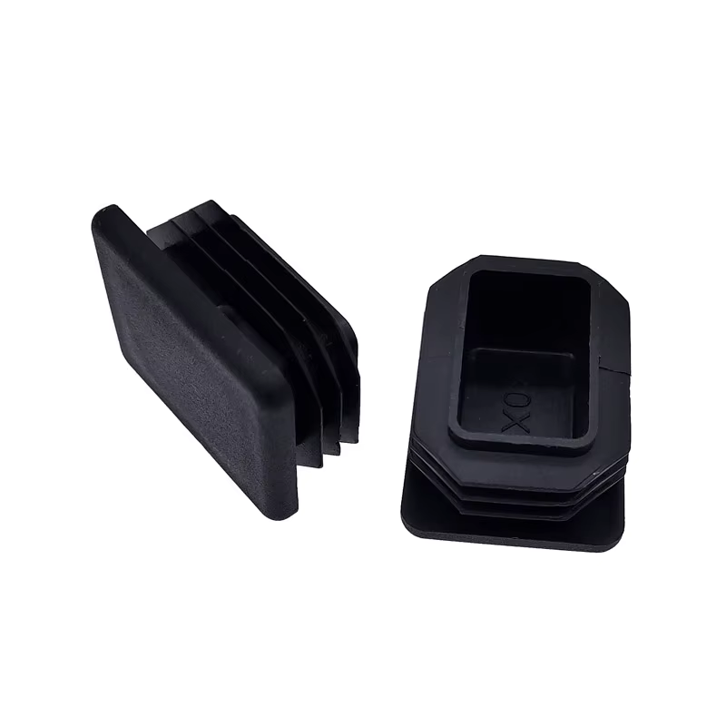 Protector antideslizante para patas de mueble negro - Tapón tubo