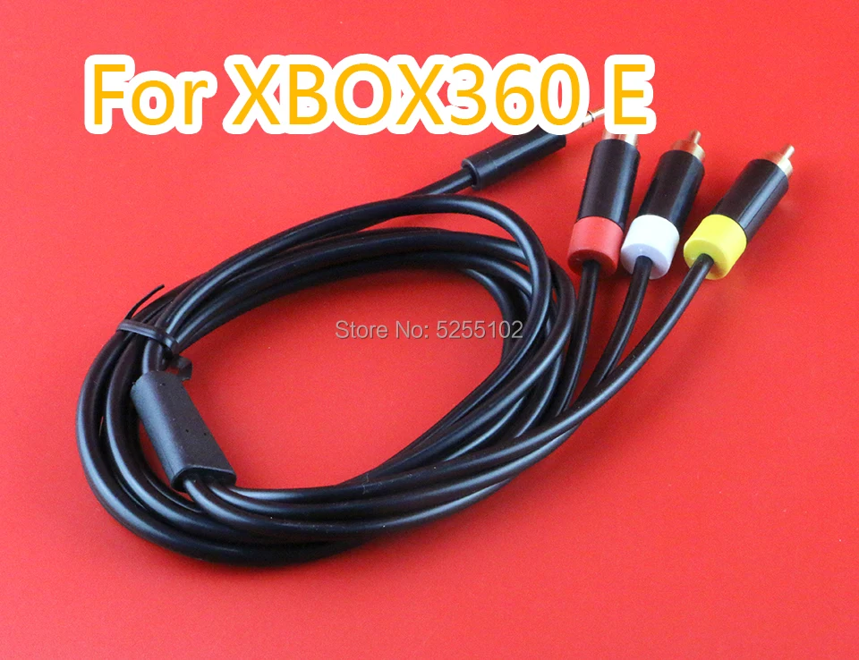 Cable AV para XBOX 360E, conexión de Audio y vídeo para videojuegos Microsoft Xbox 360E, Cable AV de sonido Digital de alta calidad, 1 ud.
