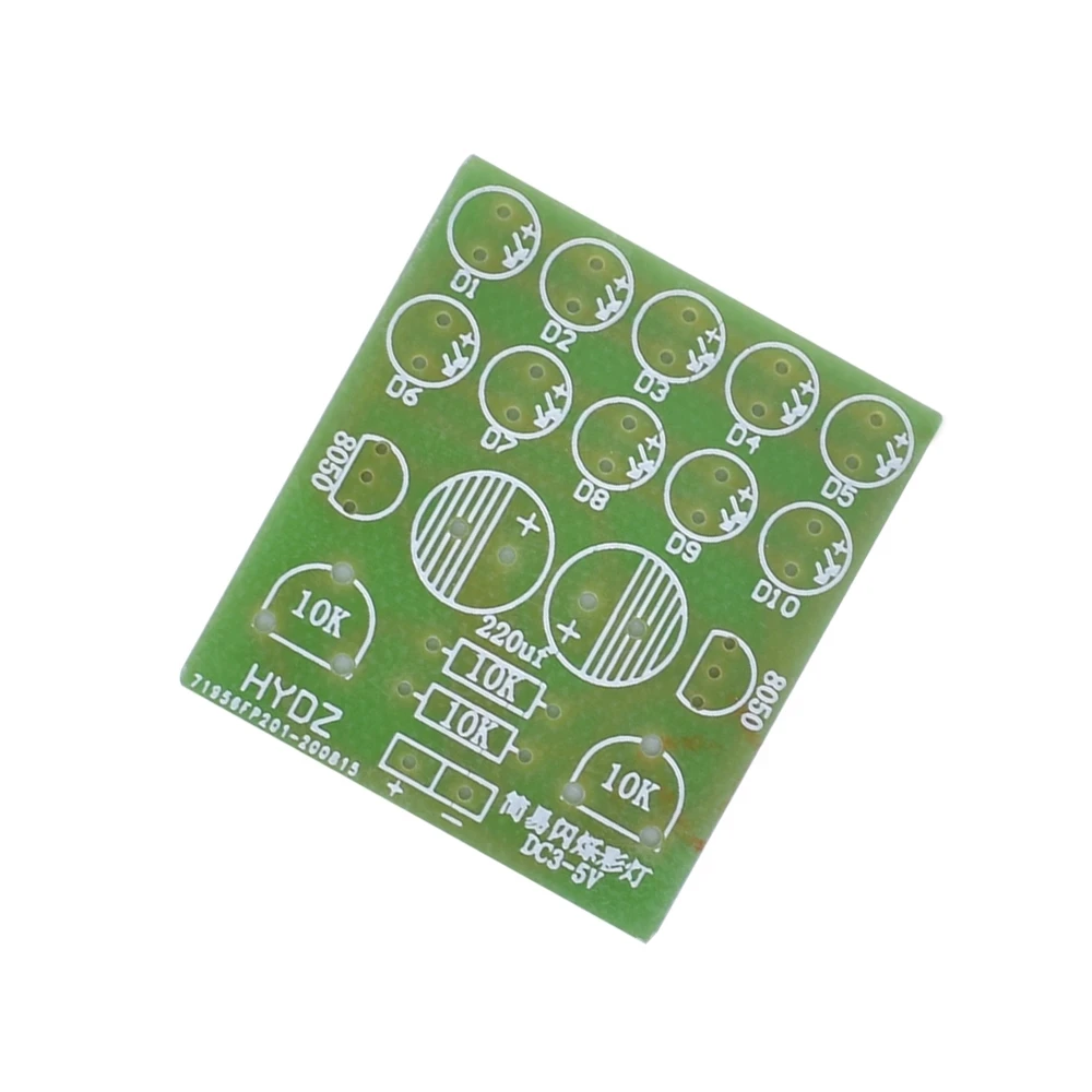 Kit de luces publicitarias simples, luces intermitentes rojas y amarillas, luces de ciclo, flash modificadas DIY para hacer kit de entrenamiento para estudiantes - imagen 2