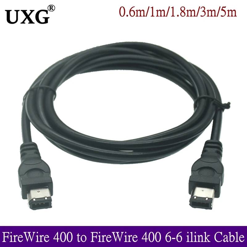 Cable de datos IEEE1394A de 3M y 5M, Cable de Cámara Industrial Firewire de 1394 Mbps, 400 m, 3m, 5m, IEEE1394A, IEEE 1,5, 6 P a 6 P, 6 P-6 P, 6 pines a 6 pines