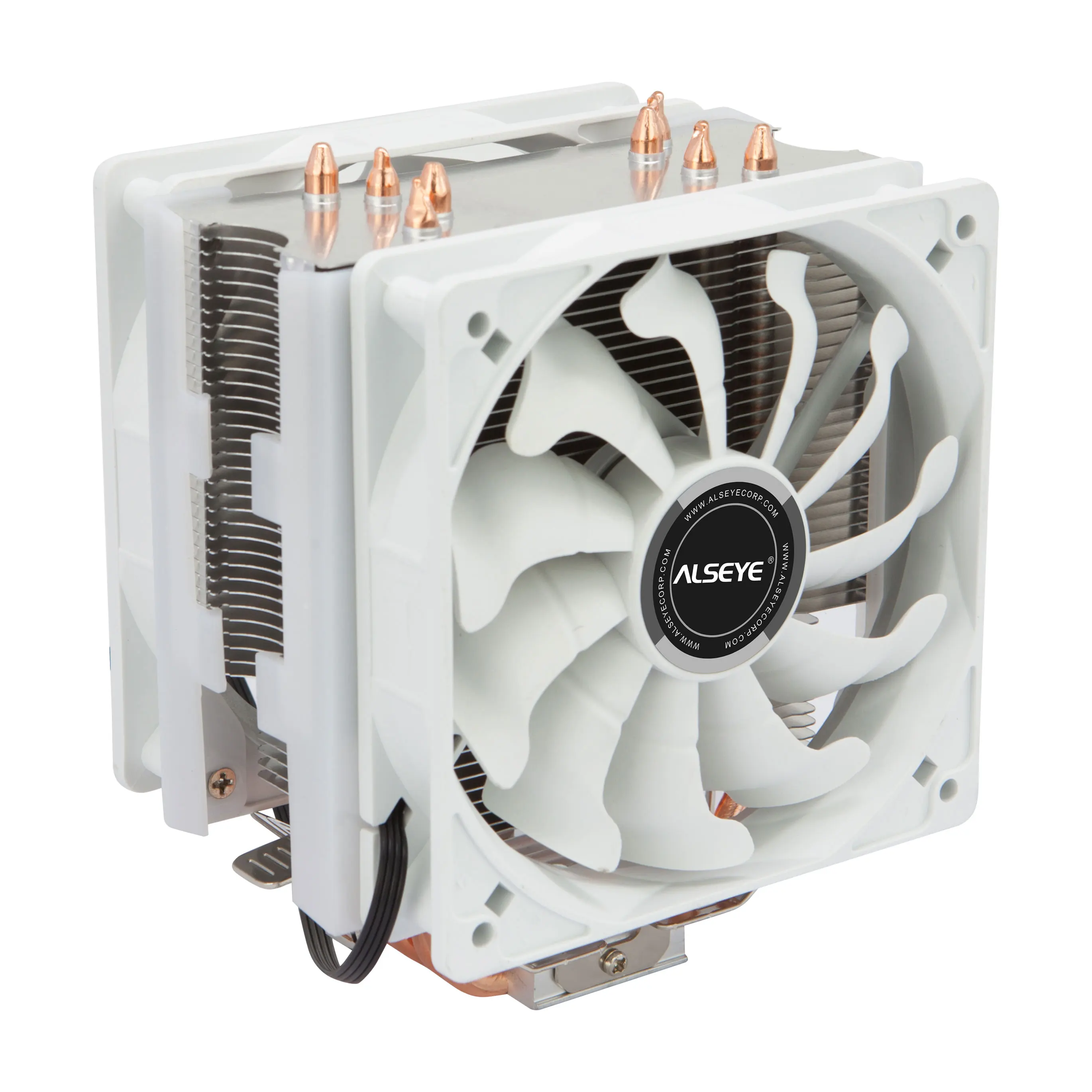 ALSEYE-ventilador de CPU S120D, enfriador PWM de 120mm, 4 pines, 4 tubos de calor para LGA 775, 115x1366, AM2 + AM3 + AM4 - imagen 3