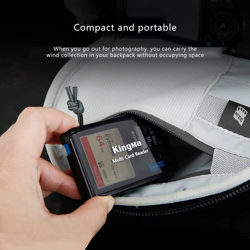 UTHAI BMU001 Lector Tarjetas USB 3.0 SD TF CF Multitarjetas Alta Velocidad - imagen 2