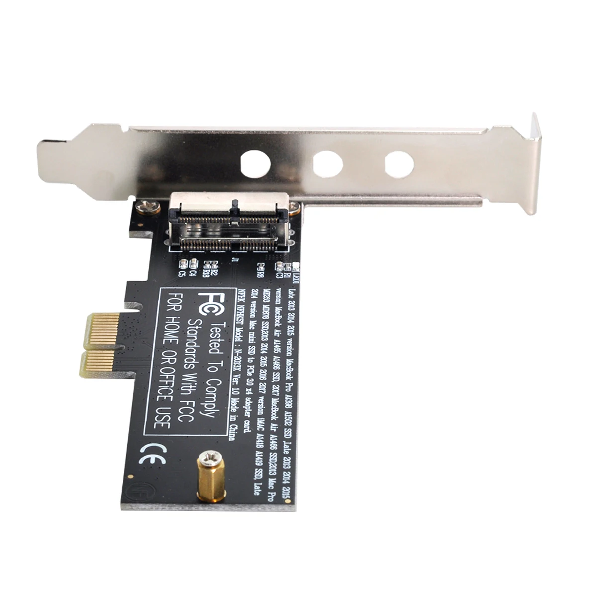 Cablecc PCI Express PCI-E 1X a 12 + 16Pin 2013-2017 Mac Pro aire SSD convertir tarjeta para A1493 A1502 A1465 A1466 - imagen 3