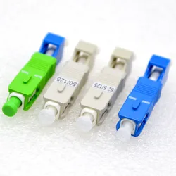 Adaptador Fibra Óptica LC a SC Monomodo Multimodo