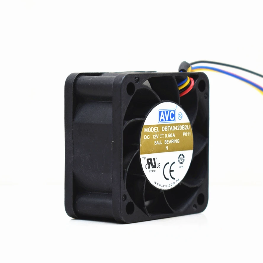Ventilador de servidor AVC 4020 40x40x20MM 40MM 15000RPM DBTA0420B2U DC 12v 0.5A 4PIN PWM - imagen 3