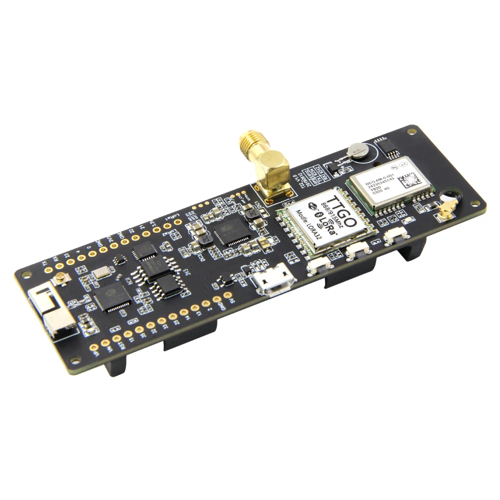 T-Beam V1.2 ESP32 LoRa 433mhz 868mhz 915mhz 923Mhz WiFi Bluetooth NEO-6M módulo GPS SX1276 SX1278 18650 soporte de batería con OLED - imagen 3