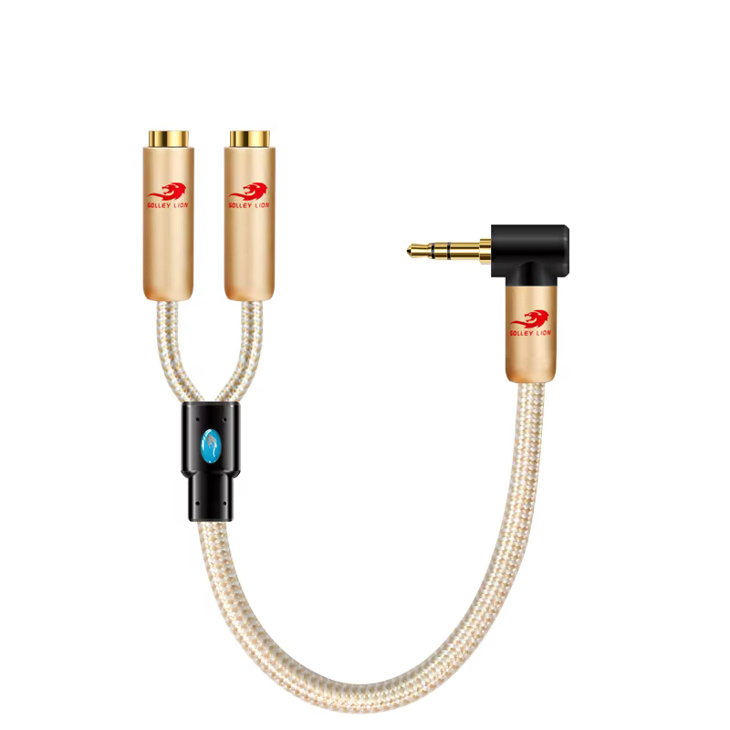 Cable Divisor Audio Mini Jack 3.5mm Estéreo Doble Hembra