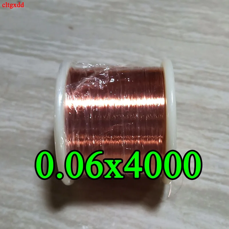 Alambre esmaltado de poliuretano, alambre de cobre, 0,06mm, 4000 m/pc, QA-1-155, nuevo - imagen 3