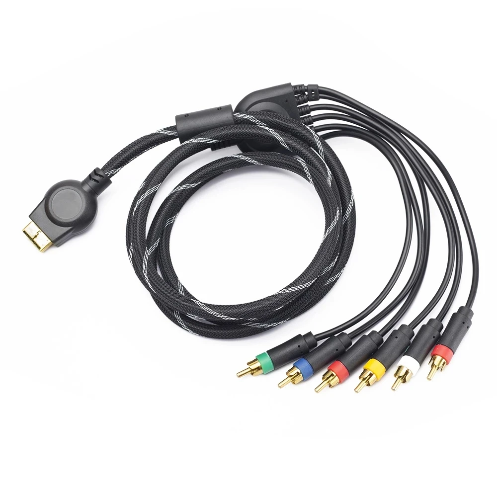 Cable AV multicomponente para PlayStation 2, accesorios de juegos para PS3, PS2, 1,8 m/6 pies - imagen 2