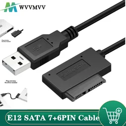 Cable Adaptador USB 2.0 a Mini SATA II – 13 pines