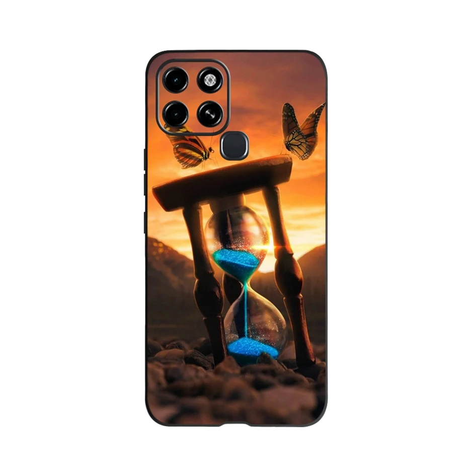 Funda protectora de silicona para Infinix Smart 6, carcasa suave negra para teléfono inteligente 6, 6,6" - imagen 5