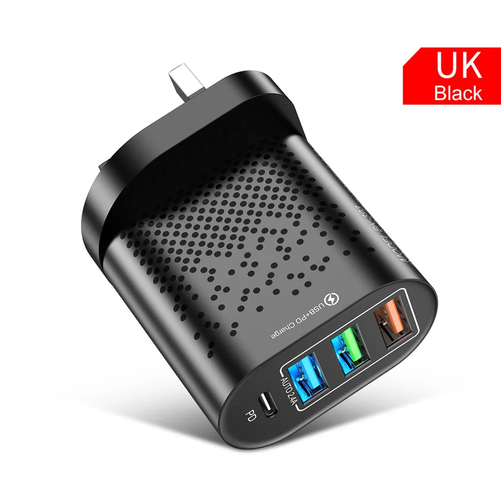 Black UK Plug