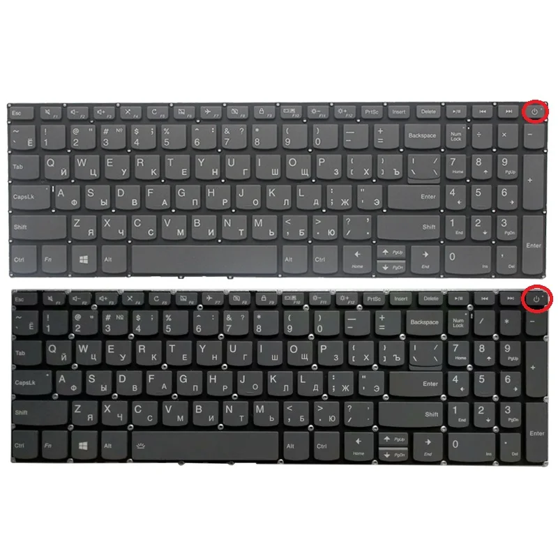 Teclado ruso para Lenovo ideapad, S145-15IWL, S145-15AST, S145-15API, BS145-15IGM, RU, negro - imagen 2