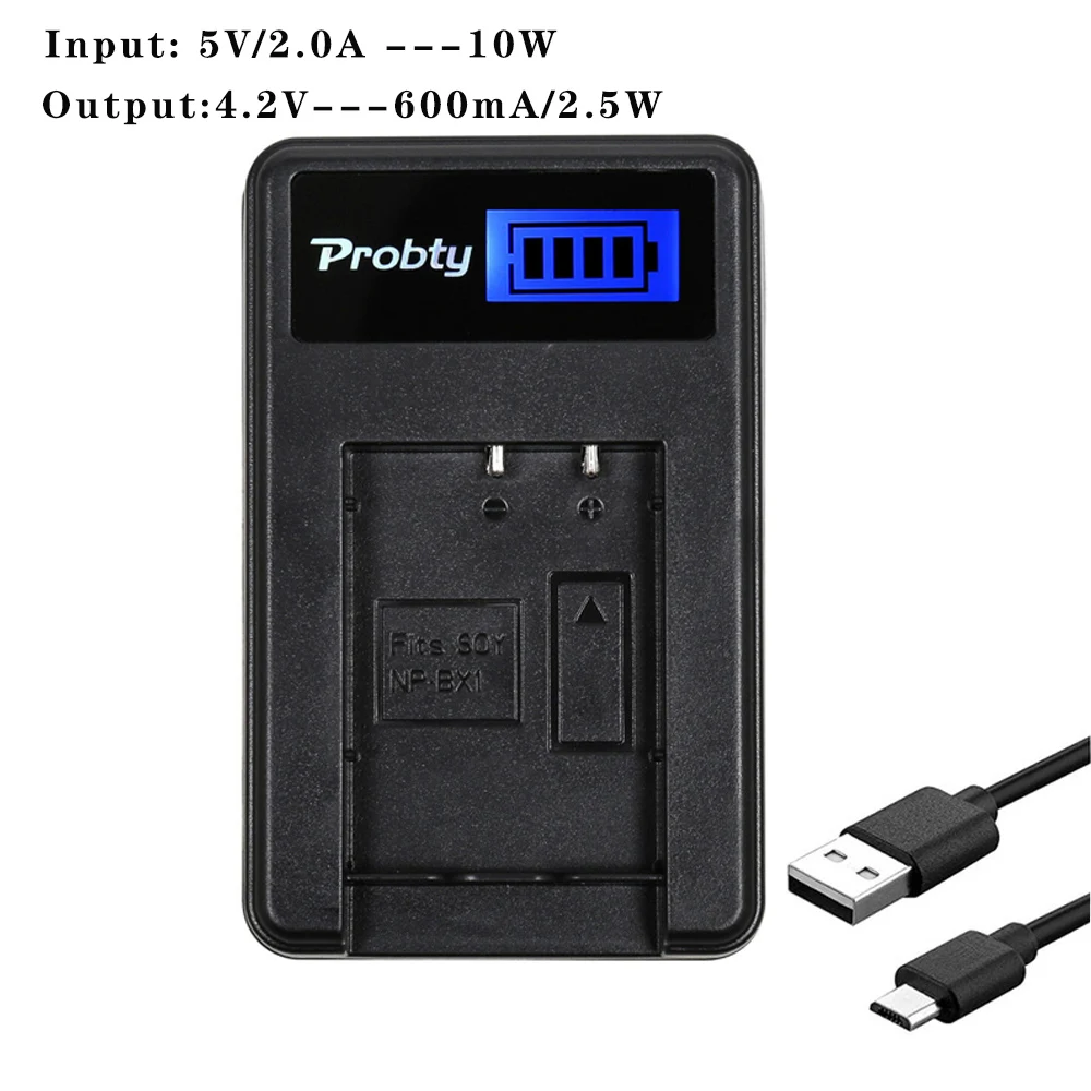 Batería de NP-BX1 NPBX1 de 1800mAh para cámara SONY Vlog, ZV-1, RX100VII, RX100IV, RX100III, RX1RII, HDR-AS200, AS300, FDR-X3000 - imagen 5