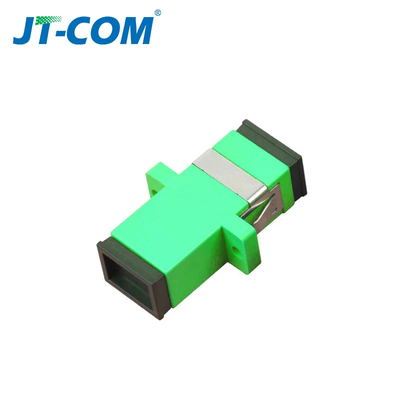 Adaptador de fibra óptica SC de Metal, conector SM SC UPC, acoplador de fibra MM multimodo SC APC, Simplex, 50 unidades por lote - imagen 4