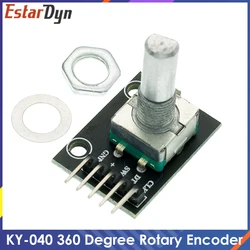 Codificador rotativo KY-040 con salida de pulsos digital para MCU