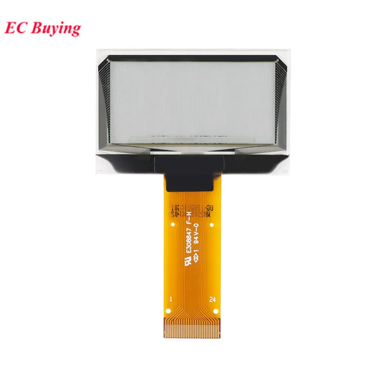 Pantalla OLED de 1,51 pulgadas, módulo de pantalla LED LCD de 1,51 "12864, 128x64 SSD1309 SPI/IIC I2C, interfaz paralela, conexión azul transparente - imagen 4