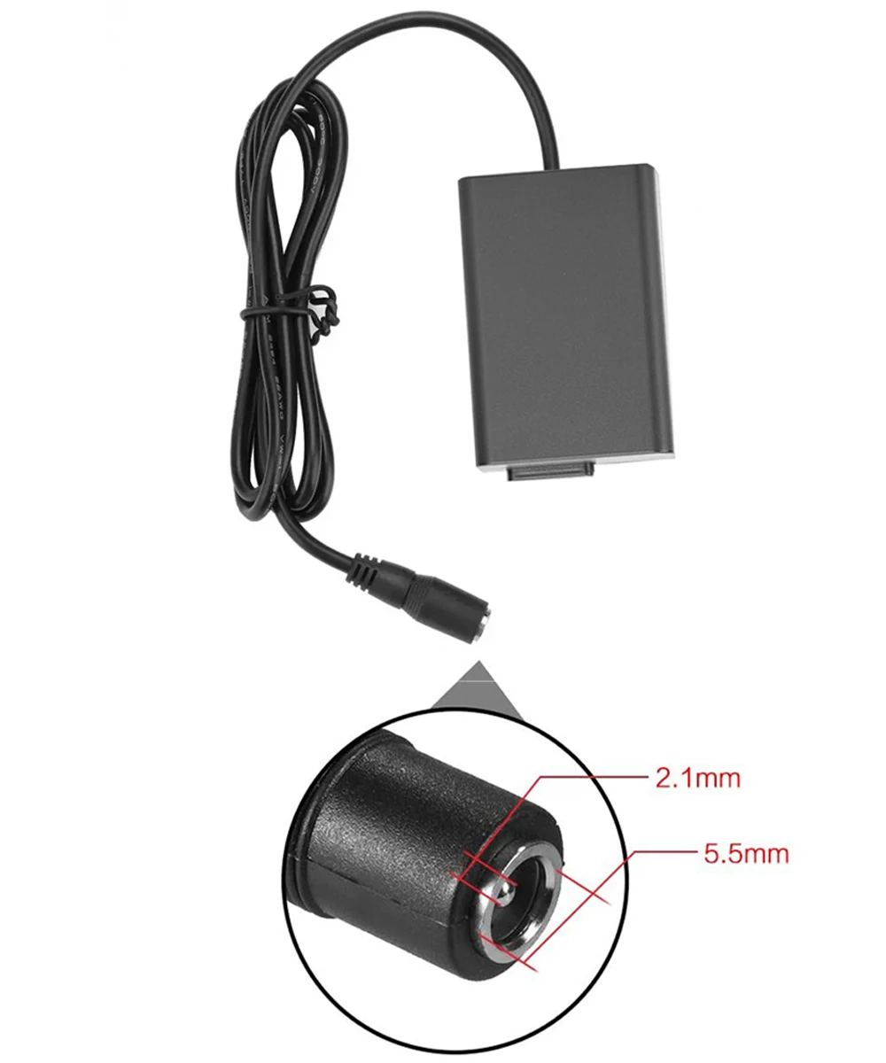 EP-5G EN-EL25 ENEL25 EN-EL25a adaptador de CA de batería simulada para Nikon Z fc Zfc Z30 Z50 adaptador de corriente externo para cámara - imagen 4