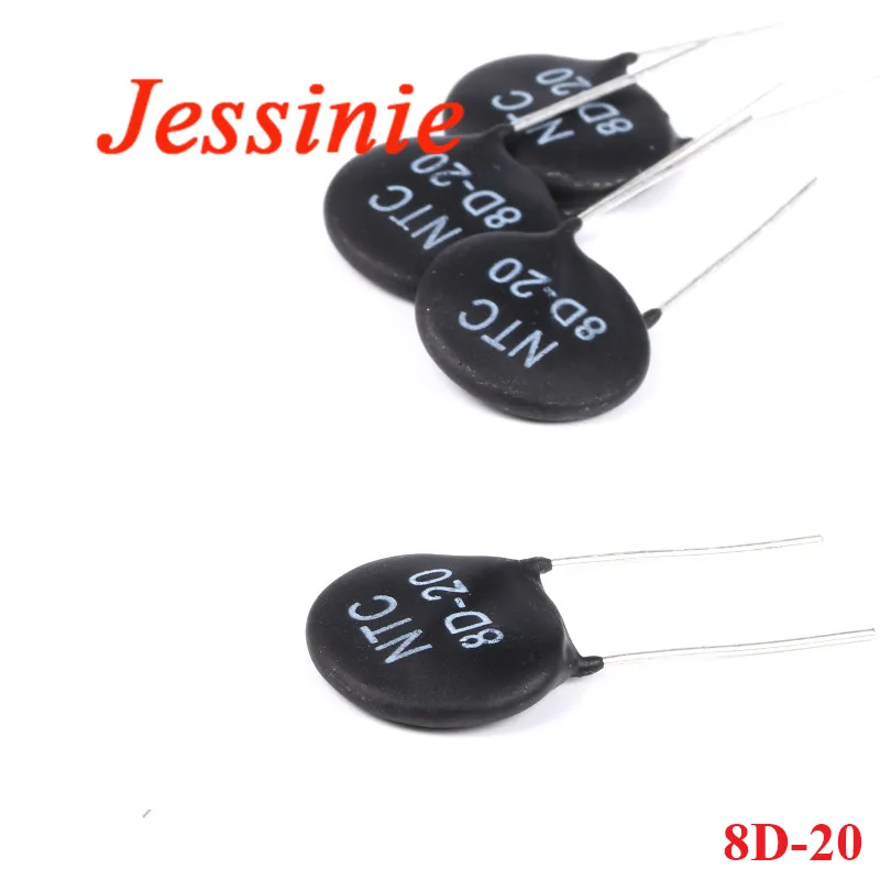 10 unids/lote resistencia termistor NTC NTC 8D-20 8D20 resistencia térmica - imagen 2