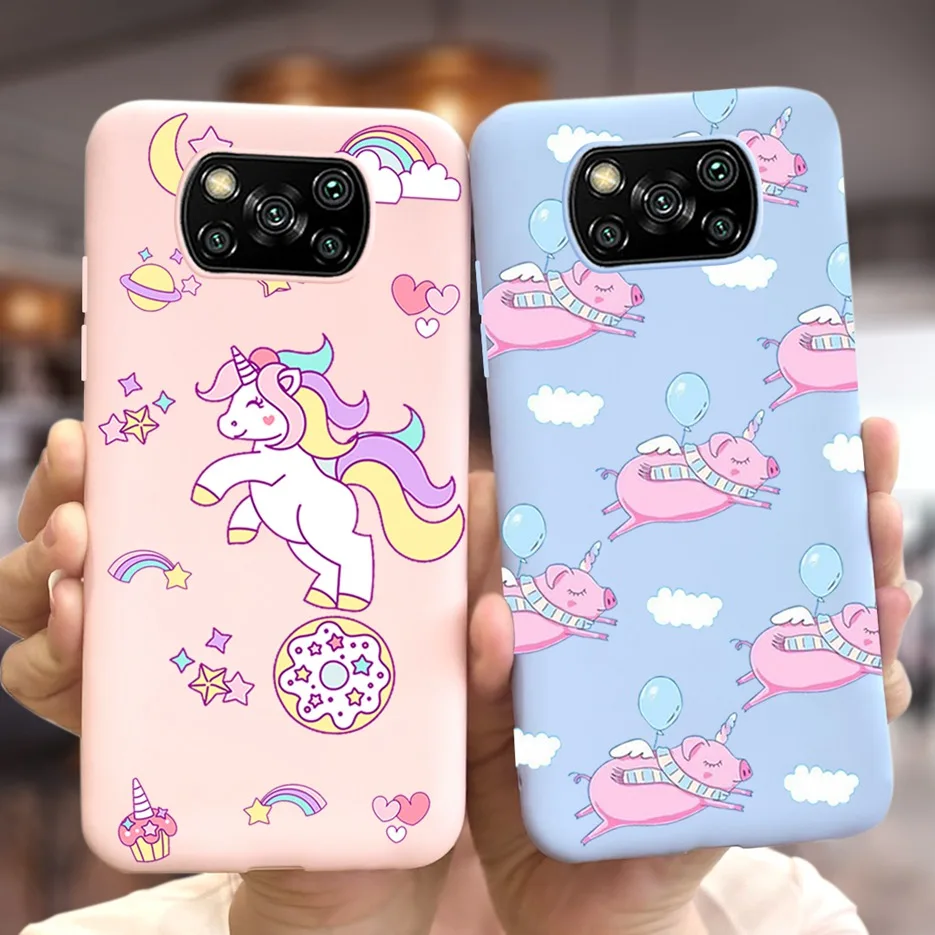 Funda Poco X3 para Xiaomi Poco X3 NFC, Funda trasera de silicona suave de TPU para Xiaomi Poco X3 PocoX3 Pro X 3, fundas de teléfono de 6,67 pulgadas - imagen 4