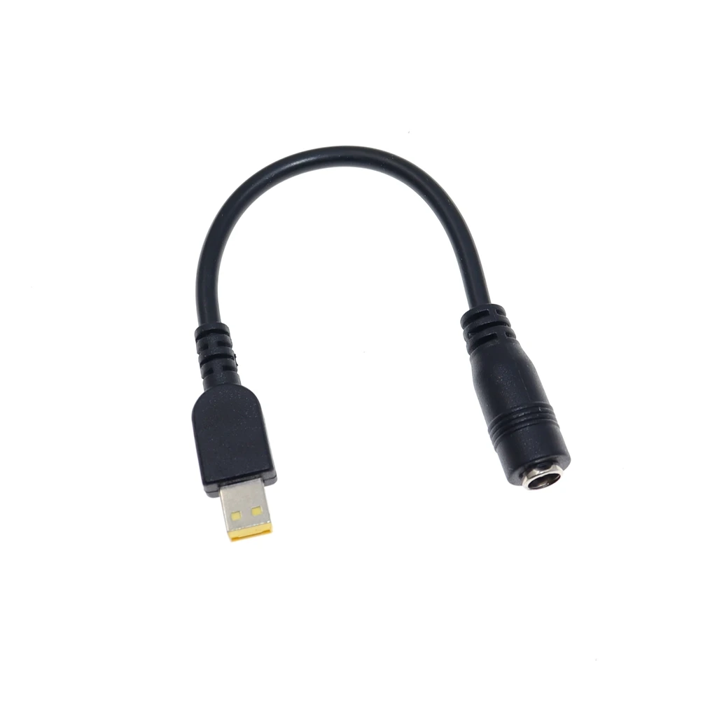 Adaptador de corriente CC, convertidor de enchufe para Lenovo ThinkPad 10 Helix 2, portátil, 5,5x2,5mm, conector hembra a cuadrado, cargador para portátil - imagen 4