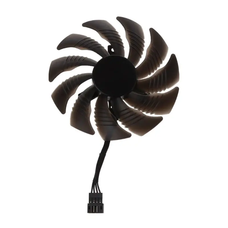 Ventilador de refrigeración de 88MM T129215SU, 4 pines, para Gigabyte GTX 1050, 1060, 1070, 960, RX 470, 480 - imagen 2
