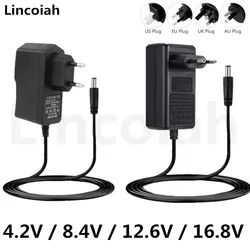 DEKO Cable Cargador para Batería Litio 18650 - 12V a 16.8V