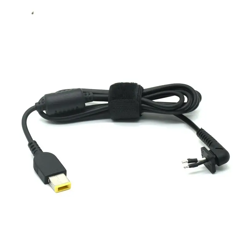 Cable conector de clavija de punta CC, Cable de alimentación para ordenador portátil para Lenovo Thinkpad Yoga, conector cuadrado, cargador, adaptador para ordenador portátil, Cable CC - imagen 3