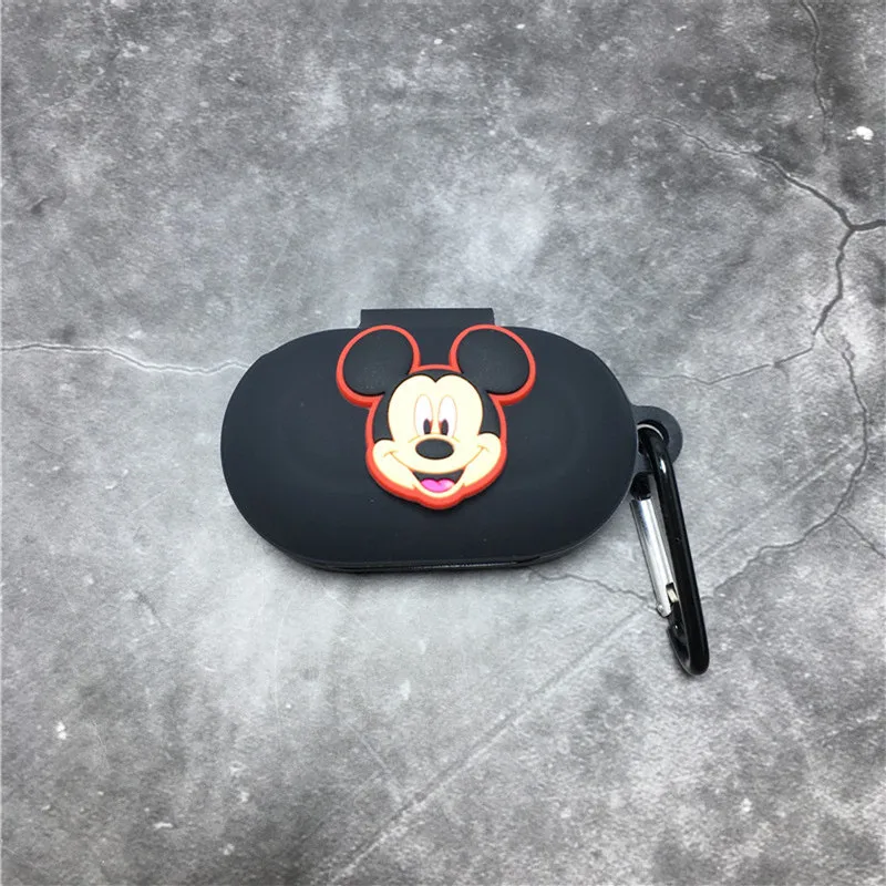 Funda de auriculares Disney para Samsung Galaxy Buds/Buds + funda protectora de silicona suave con dibujos animados para auriculares inalámbricos Bluetooth con gancho - imagen 4