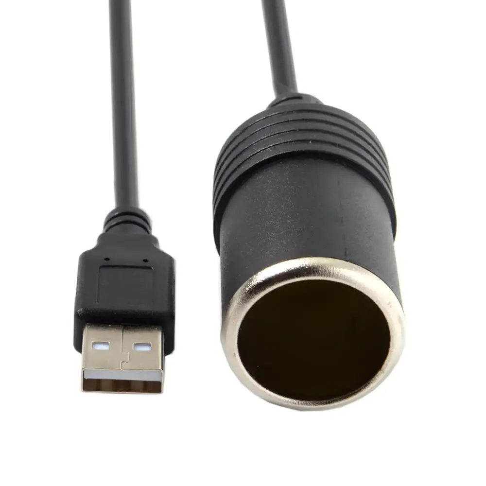 Adaptador convertidor de enchufe de cargador de coche USB 5V a DC 12V accesorios interiores de coche - imagen 3