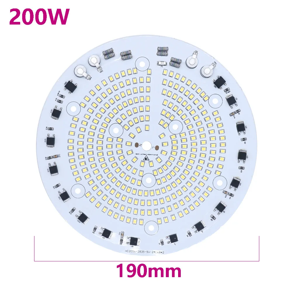 Chips LED Cob 220V, potencia completa 200W 50W, sin necesidad de controlador, fuente de luz, placa de fuente de luz, lámparas Led lineales alrededor de Coldwhite - imagen 3
