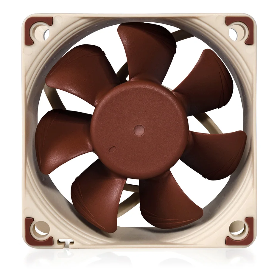 Noctua NF-A6x25 PWM ventilador con cubierta de computadora 60mm 5V/12V Control de temperatura inteligente 3 pines/4 pines ventilador enfriador de CPU silencioso - imagen 2