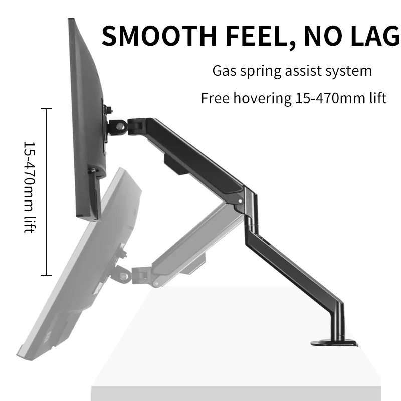 Brazo Monitor Gas HILLPORT Giratorio 360° – Soporte 10-32'' - imagen 5