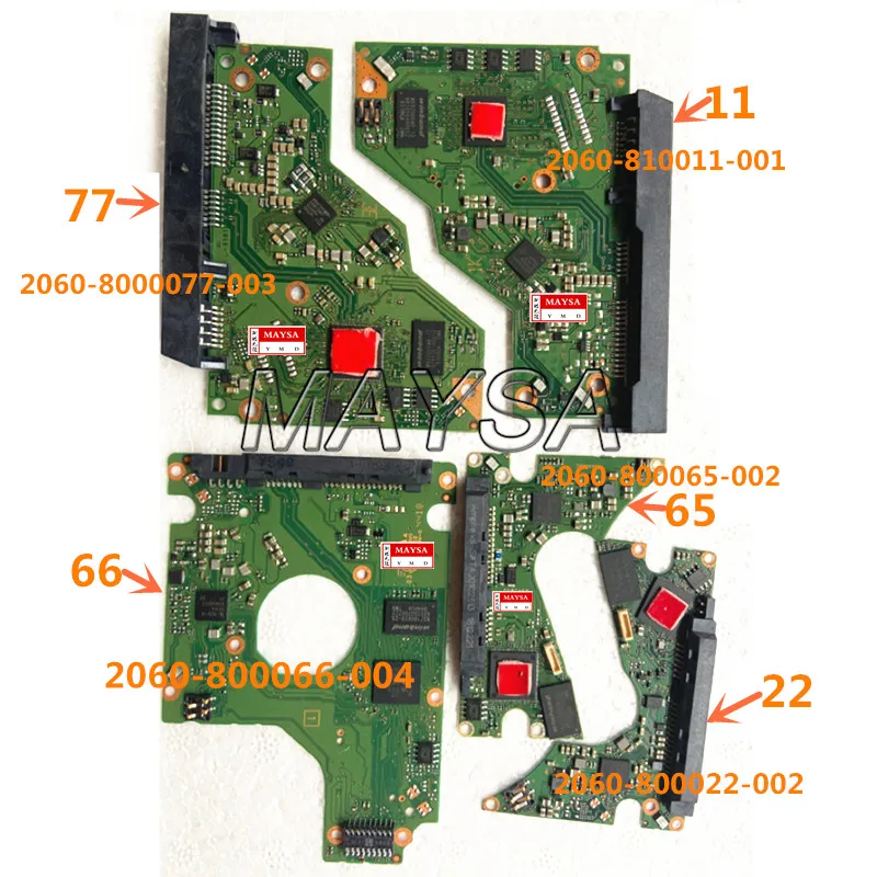 WD-disco duro PCB 800022 + 800065 + 800066 + 800077 + 810011 + 810035, desbloqueo, placa PCB, decodificador, compatible con PC3000