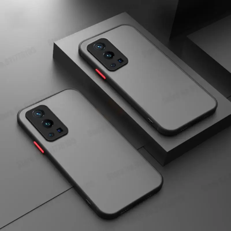 Para VIVO X70 Pro Plus funda mate de silicona suave translúcida para Vivo X60 Pro Plus V21 V21E 5G 4G cubierta protectora de PC dura esmerilada