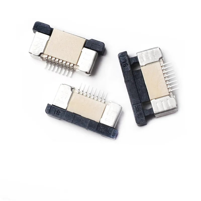 Conector FFC FPC de 50 piezas, 0,5mm, 4/6/8/10/12/14/16/18/20/22 Pines, tipo cajón, juegos de conectores de Cable plano de contacto superior - imagen 4