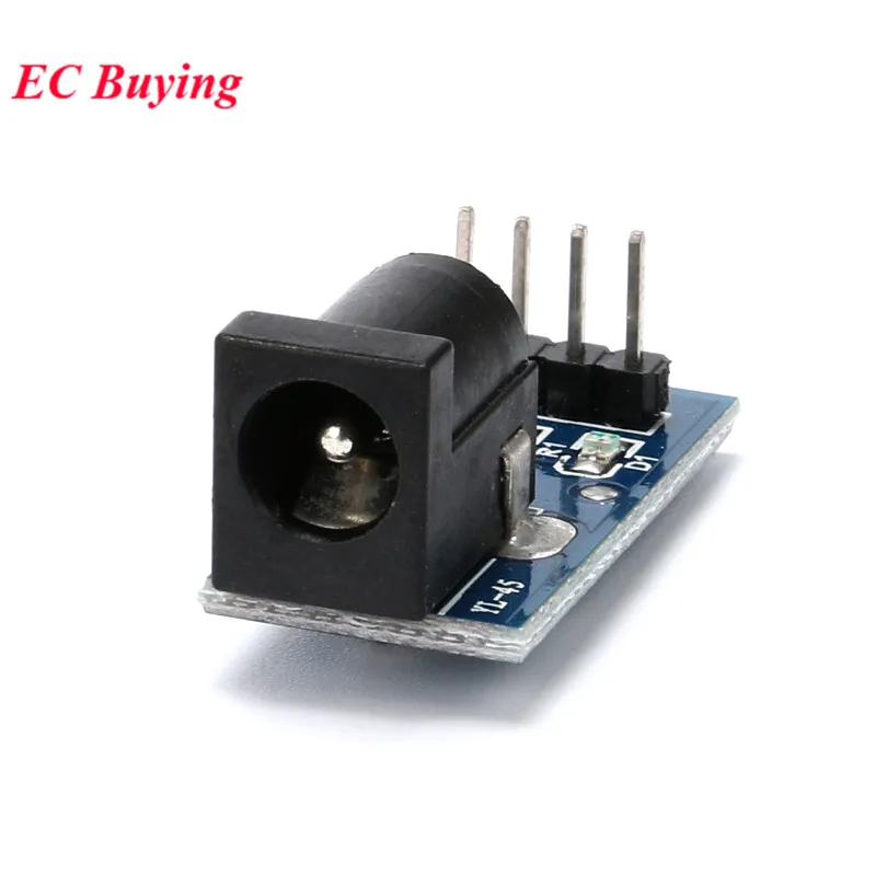 Placa adaptadora de corriente CC de DC-005, convertidor VCC/GND de 2 vías de 5,5 MM x 2,1 MM, placa de enchufe, módulo de fuente de alimentación, 1 ud.-20 piezas - imagen 3